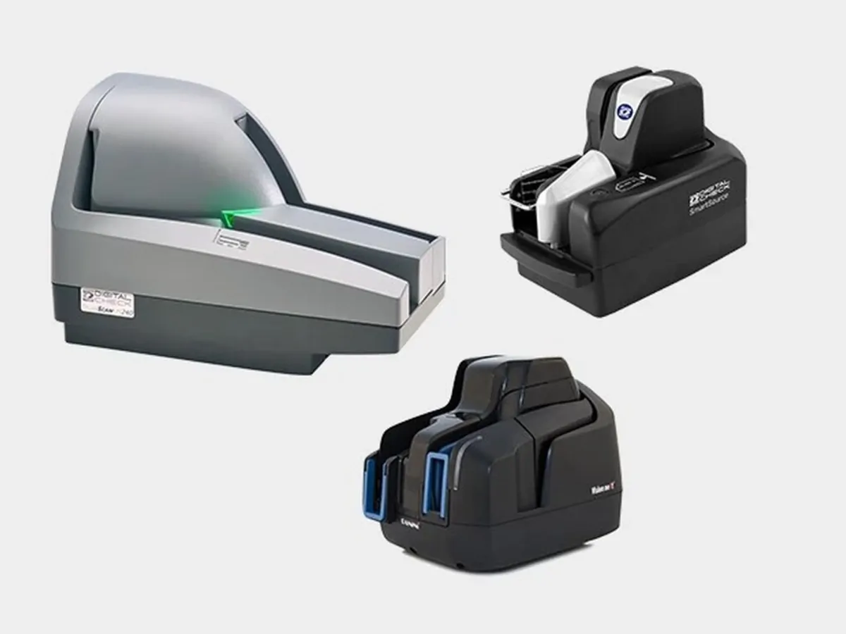 Cheque scanning equipment sold to financial institutions
