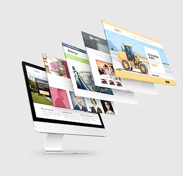 Client websites delivered under a partner brand